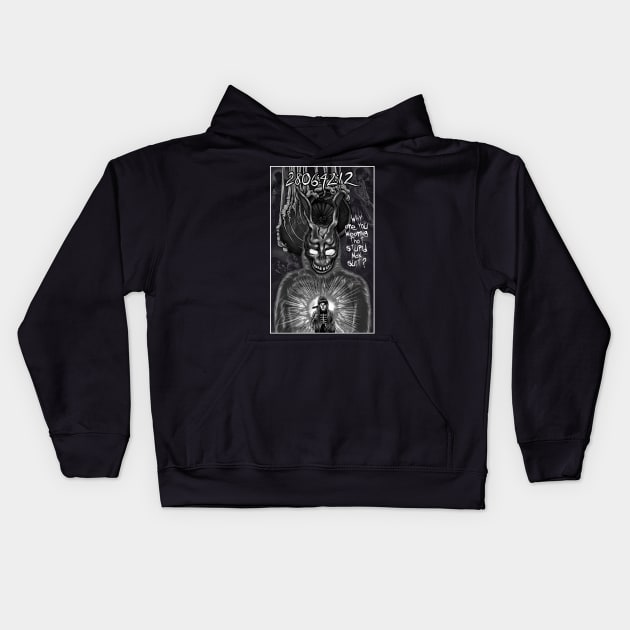 why are you wearing that stupid man suit? Kids Hoodie by byhq